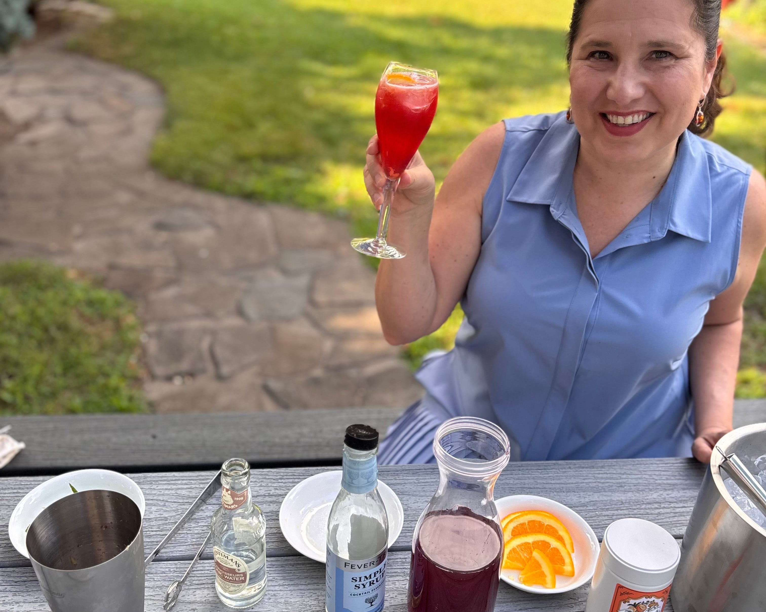 Blood Orange Spritzer