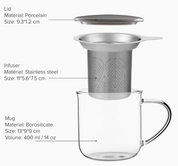 VIVA Eva Glass Mug
