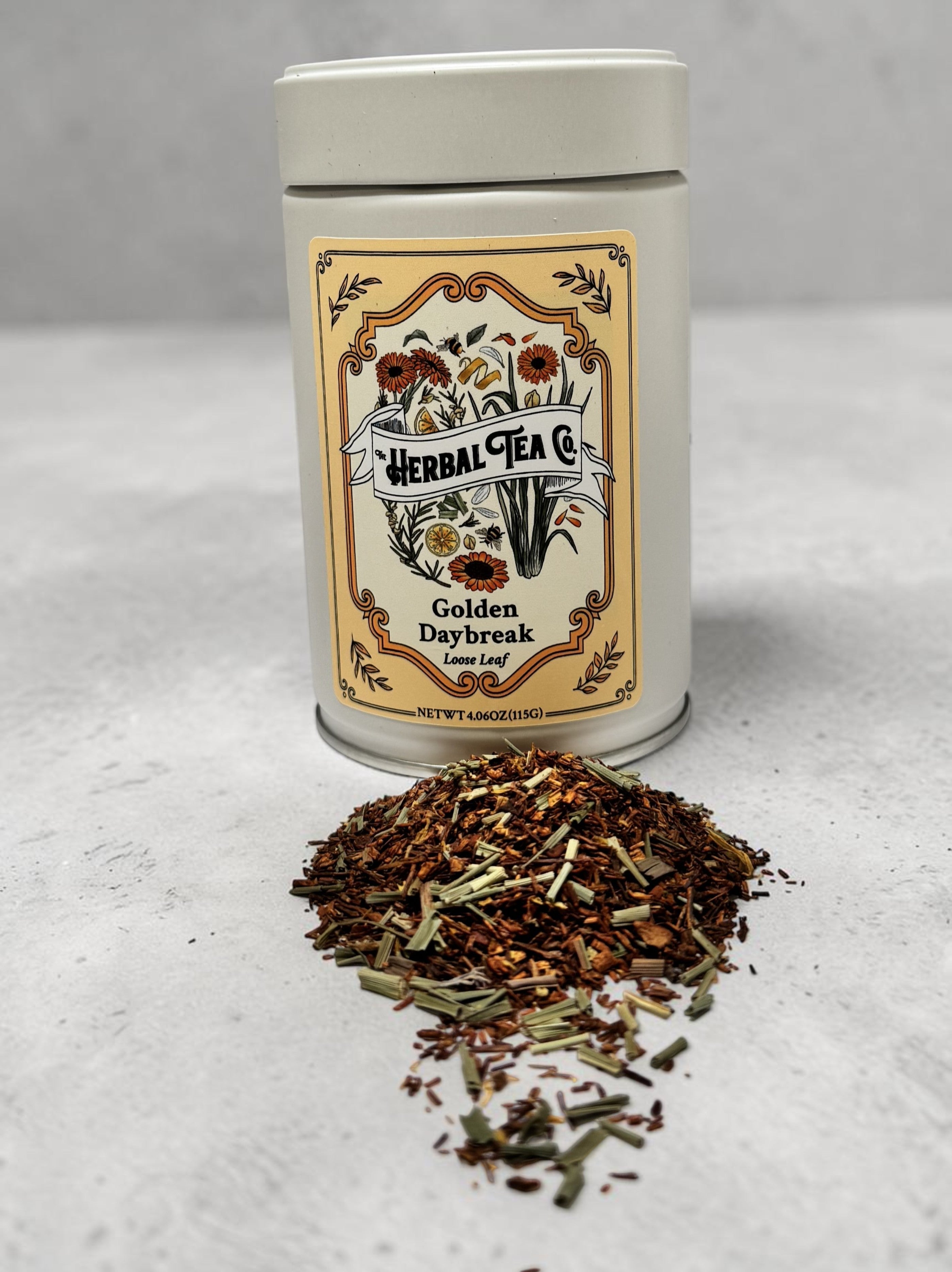 Guldan Tea Golden Daybreak Herbal Tea - Caffeine-Free Fruit Blend | The Herbal Tea Co