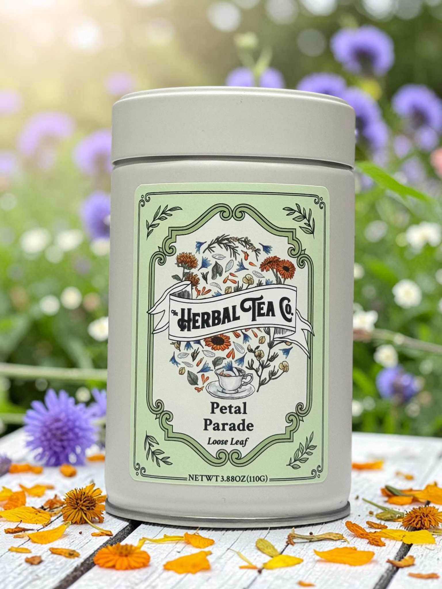 Petal Parade Herbal Tea - Caffeine-Free Fruit Blend | The Herbal
