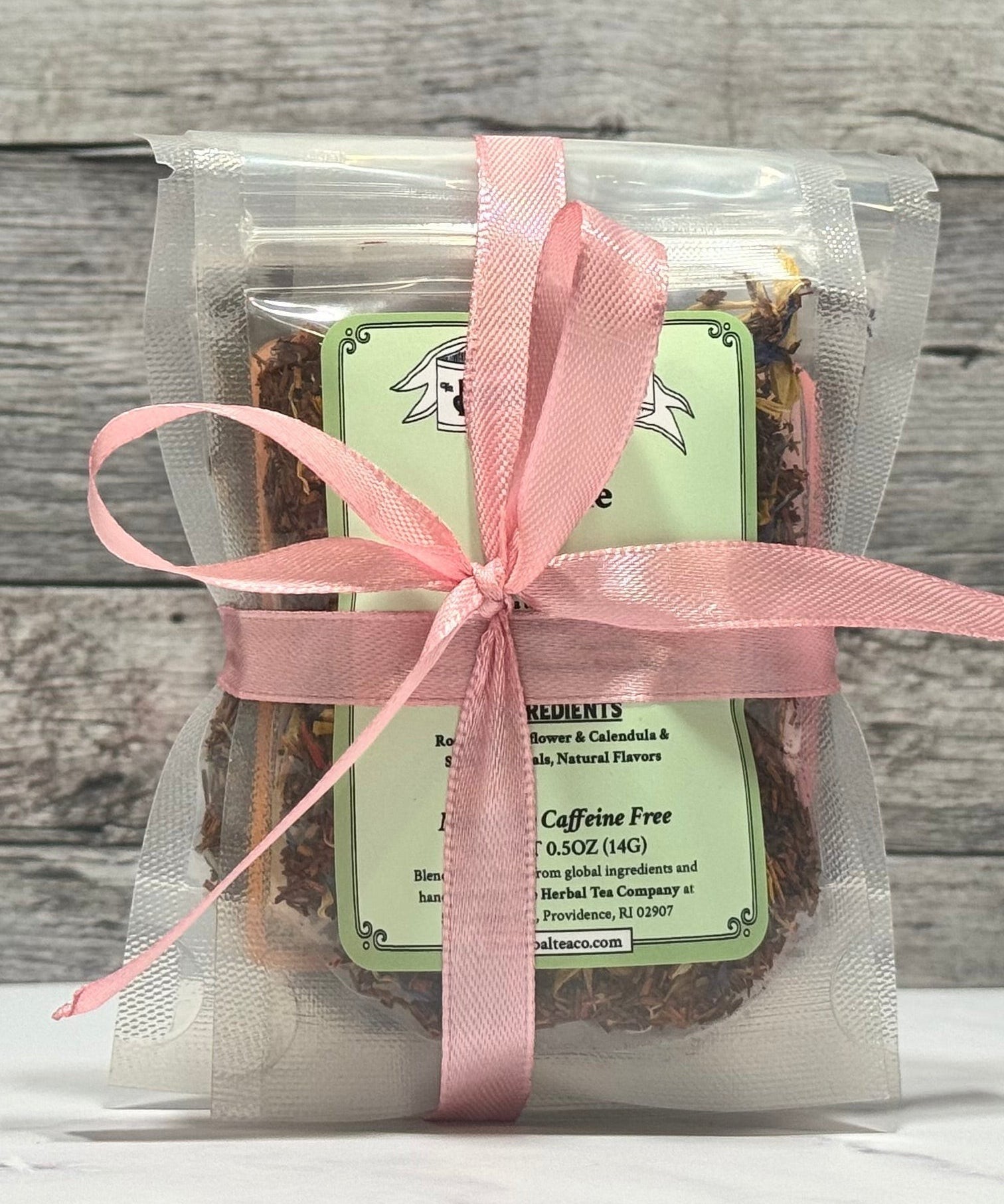 The Herbal Tea Co Spring Taster Bundle with three herbal teas: Vintage Candy Shop, Petal Parade, and Golden Daybreak.
